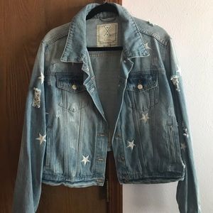 Denim Jacket with Stars